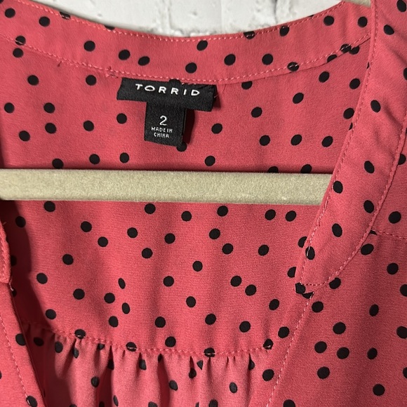 Torrid Harper polka dot tunic size 18w - Picture 2 of 4